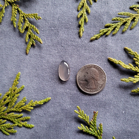 Clear Lightly Banded Agate, Haida Gwaii, BC, Canada
