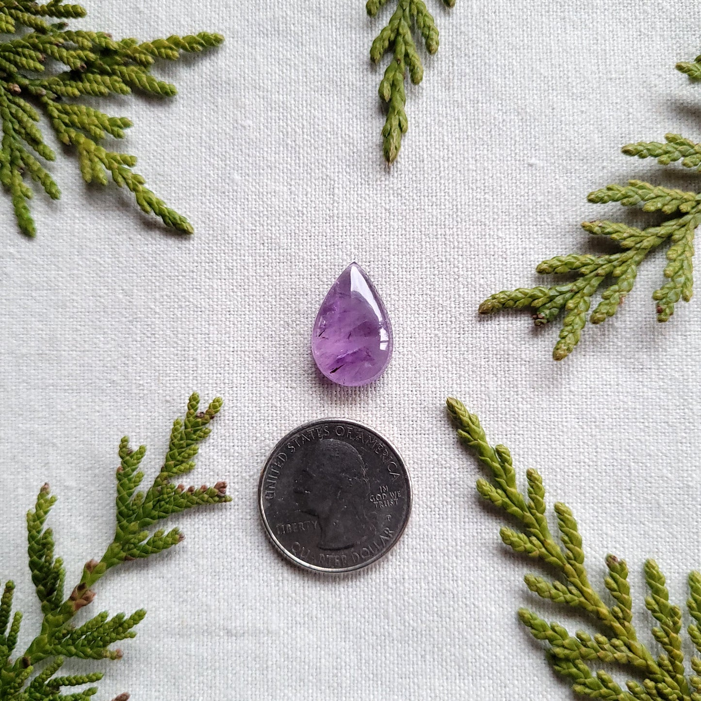 Thunder Bay Amethyst Cabochon, Ontario, Canada