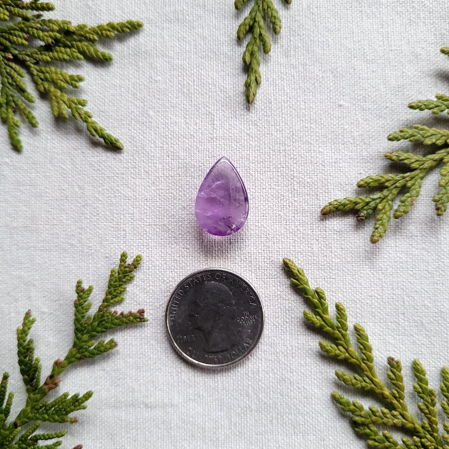 Thunder Bay Amethyst Cabochon, Ontario, Canada