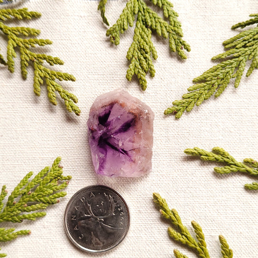 47.15ct Thunder Bay Amethyst Trapiche, Polished Slab