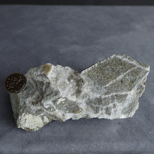 Quartz Crystals In Breccia, Skeena River, BC